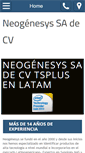 Mobile Screenshot of neogenesys.com.mx